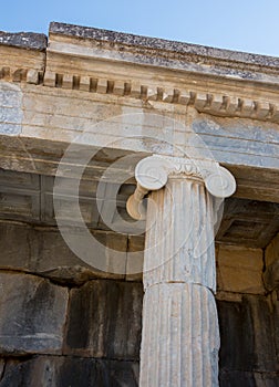 Ionic order, column in ancient Olympia
