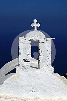 Ios Island, Greece, Church Cross