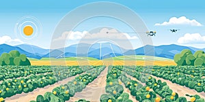 IoT-Driven Farm Fields Work Seamlessly with Drones for Sustainable Crop and Soil Management photo