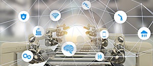 4. 0 artificiale intelligenza. accorto tendenze automazione industria automobilistica 