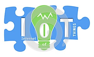 Iot - Internet Of Things Colorful Shapes