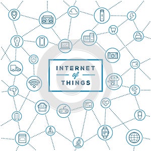 IOT Internet of Things Smart Home Vector Quality Design with Icons