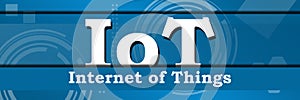 IoT - Internet Of Things Technical Background Horizontal