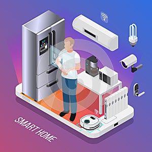 IOT Isometric Composition