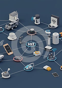 IoT Network: Connected Devices and Smart Home Technology