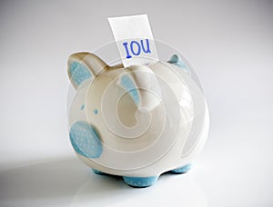 IOU Piggy Bank