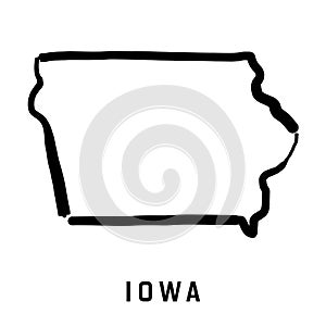 Iowa map