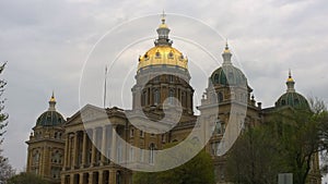 Iowa State Capitol Overcast