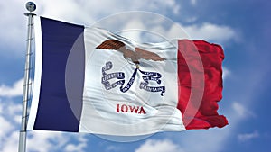 Iowa Waving Flag