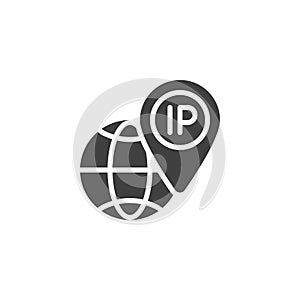 IP Address vector icon photo