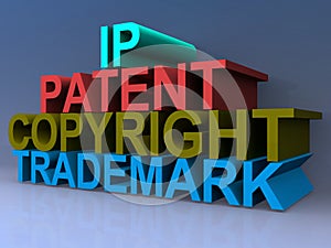 IP, patent, copyright, trademark photo