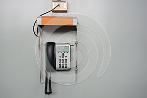IP phone box on a white background