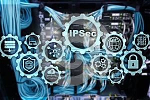 IP Security. Data Protection Protocols. IPSec. Internet and Protection Network concept