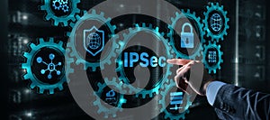 IP Security. Data Protection Protocols. IPSec. Internet and Protection Network concept