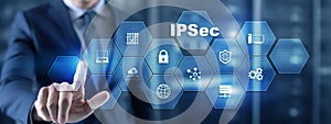 IP Security. Data Protection Protocols. IPSec. Internet and Protection Network concept