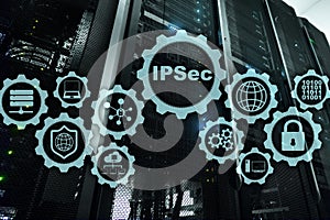 IP Security. Data Protection Protocols. IPSec. Internet and Protection Network concept