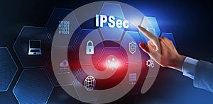 IP Security. Data Protection Protocols. IPSec. Internet and Protection Network concept