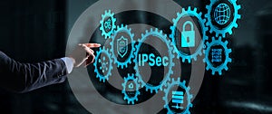 IP Security. Data Protection Protocols. IPSec. Internet and Protection Network concept