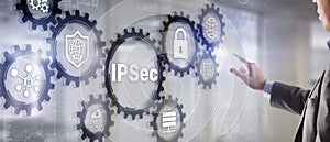 IP Security. Data Protection Protocols. IPSec. Internet and Protection Network concept