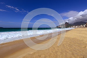 Ipanema Beach in Rio de Janeiro, Brazil