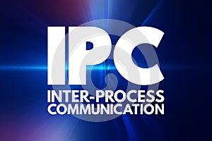 IPC Inter-Process Communication - refers specifically to the mechanisms an operating system provides to allow the processes to photo