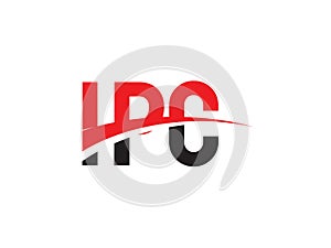 IPC Letter Initial Logo Design Vector Illustration photo
