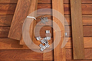 Ipe deck wood installation screws clips fasteners