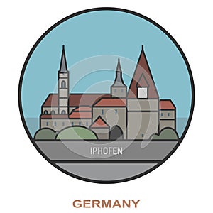 Iphofen. Cities and towns in Germany