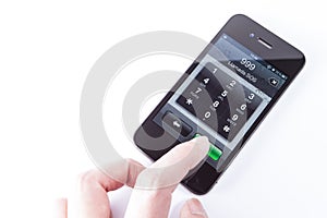 IPHONE 4S Emergency call sos