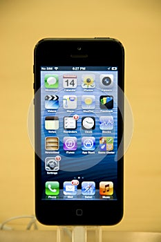 Iphone 5 in Apple Store