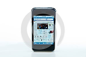 IPhone with eBay website