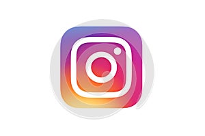 Instgram large logo for social media and website