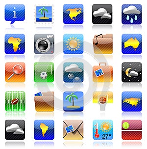 Iphone holiday icon set