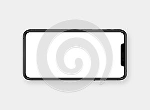 IPhone mobile horizontal blank empty
