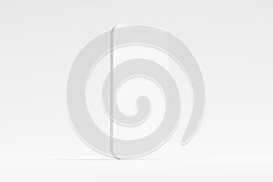 Iphone 14 Pro Max Clay 3D Rendering White Blank Mockup