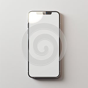 Iphone With White Screen on White Surface