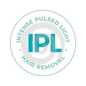 IPL Laser hair removal verctor illustration concept