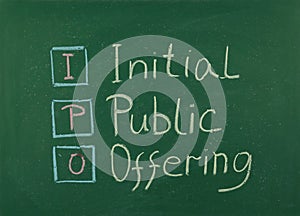IPO Initial public offering