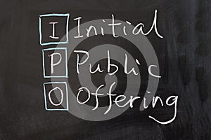 IPO - Initial public offering photo