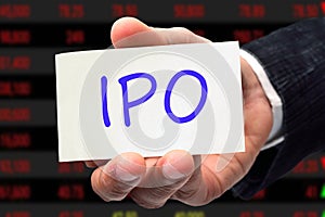 IPO wording photo