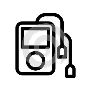 Ipod icon or logo isolated sign symbol vector illustration