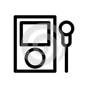 Ipod icon or logo isolated sign symbol vector illustration