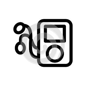 Ipod icon or logo isolated sign symbol vector illustration