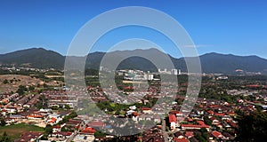 Ipoh city panoramic view