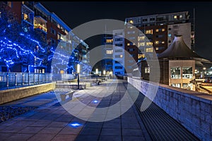 Waterfront Apartments Ipswich night