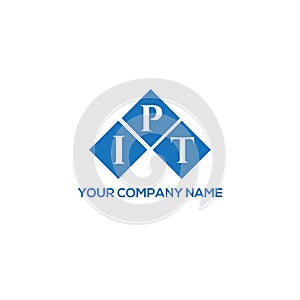IPT letter logo design on white background. IPT creative initials letter logo concept. IPT letter design photo