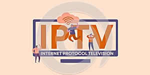 IPTV internet protocol television. Global media information coding technologies and web software.