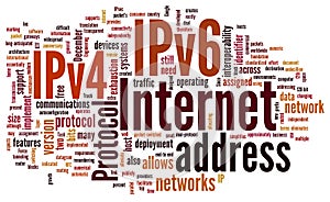 IPv6 word cloud