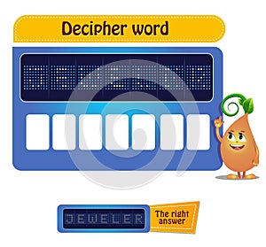 Iq decipher word brainteaser