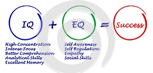 IQ + EQ= success photo